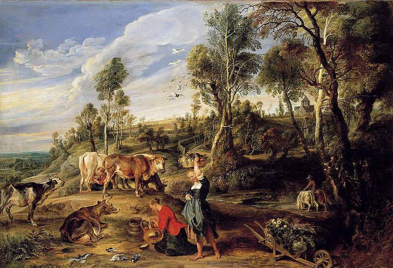 Peter Paul Rubens The Farm at Laken Germany oil painting art
